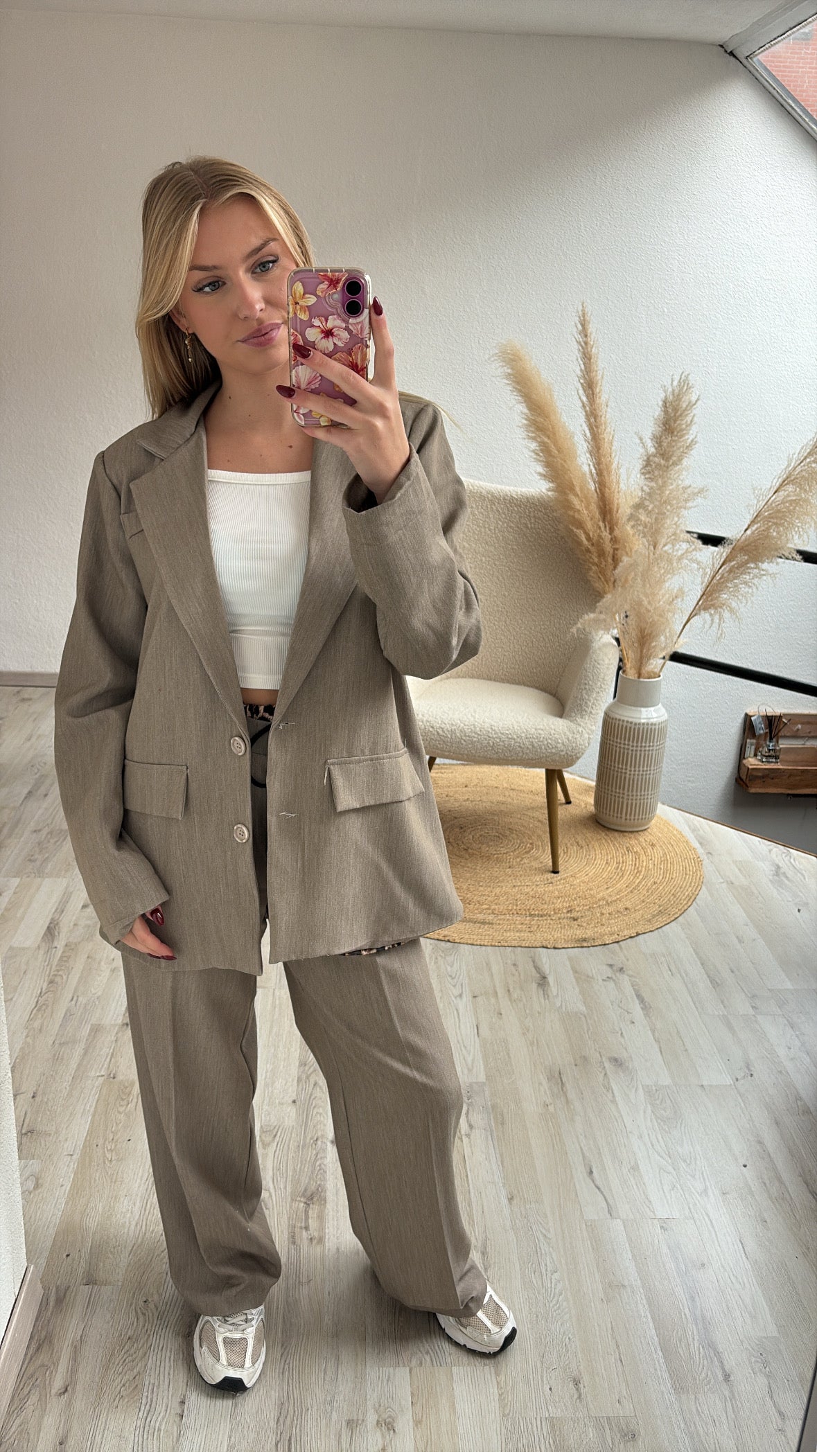 Kostuum taupe