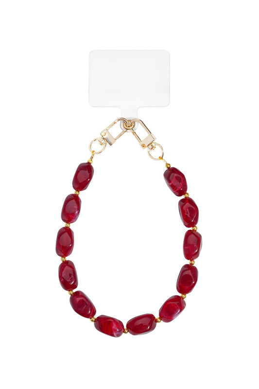 Telefoonkoord burgundy