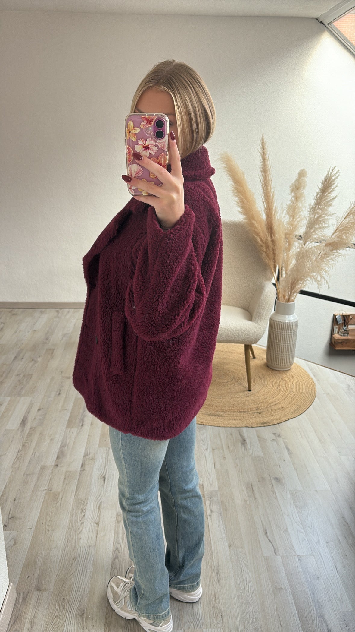 Teddyjas burgundy