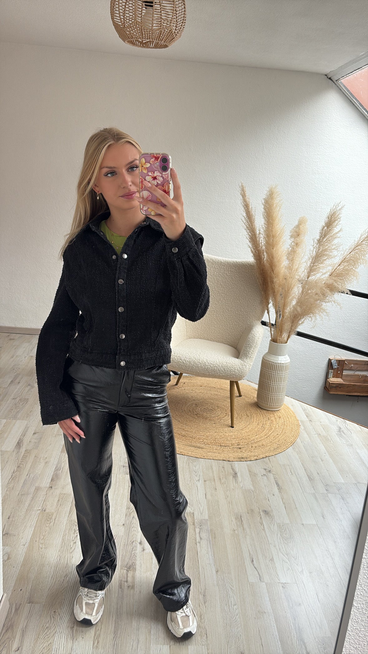 Jeansjasje zwart