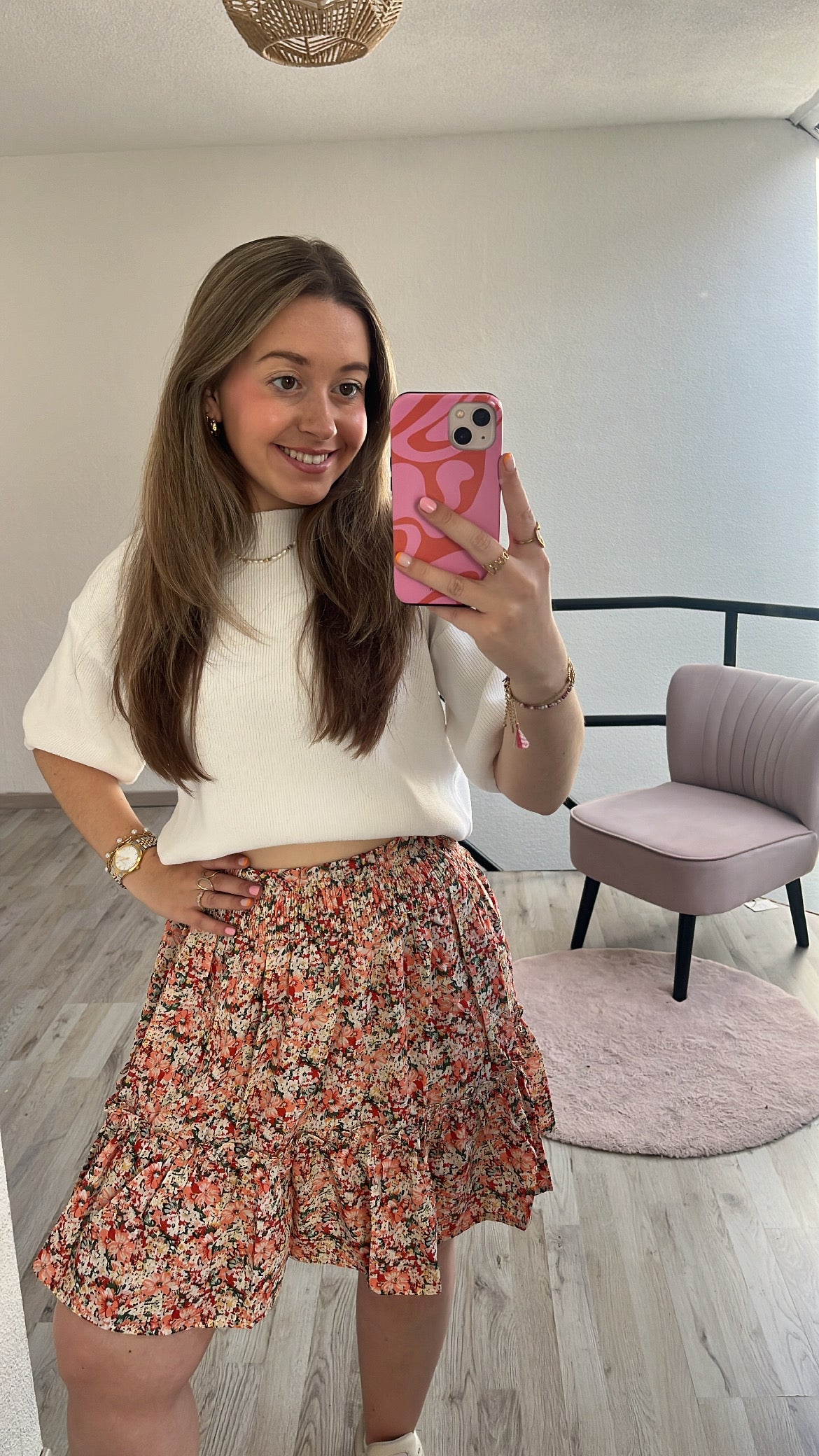 Gebloemd rokje