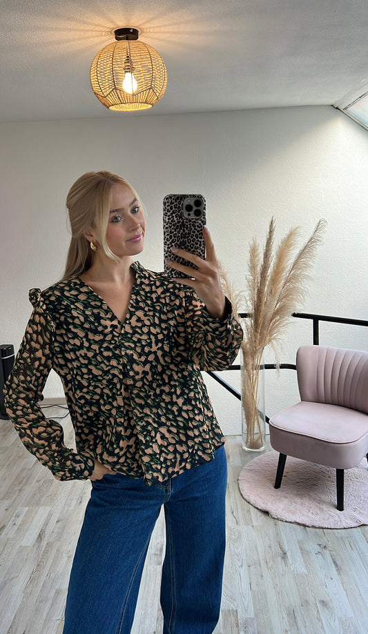 Leopard blouse