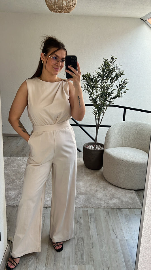 JUMPSUIT BEIGE