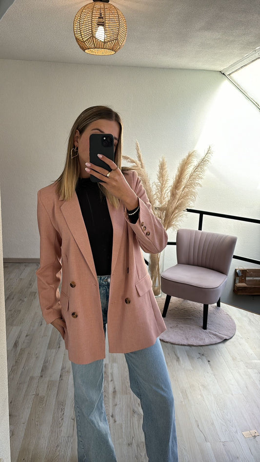 Oud-roze blazer