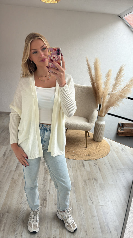Witte cardigan