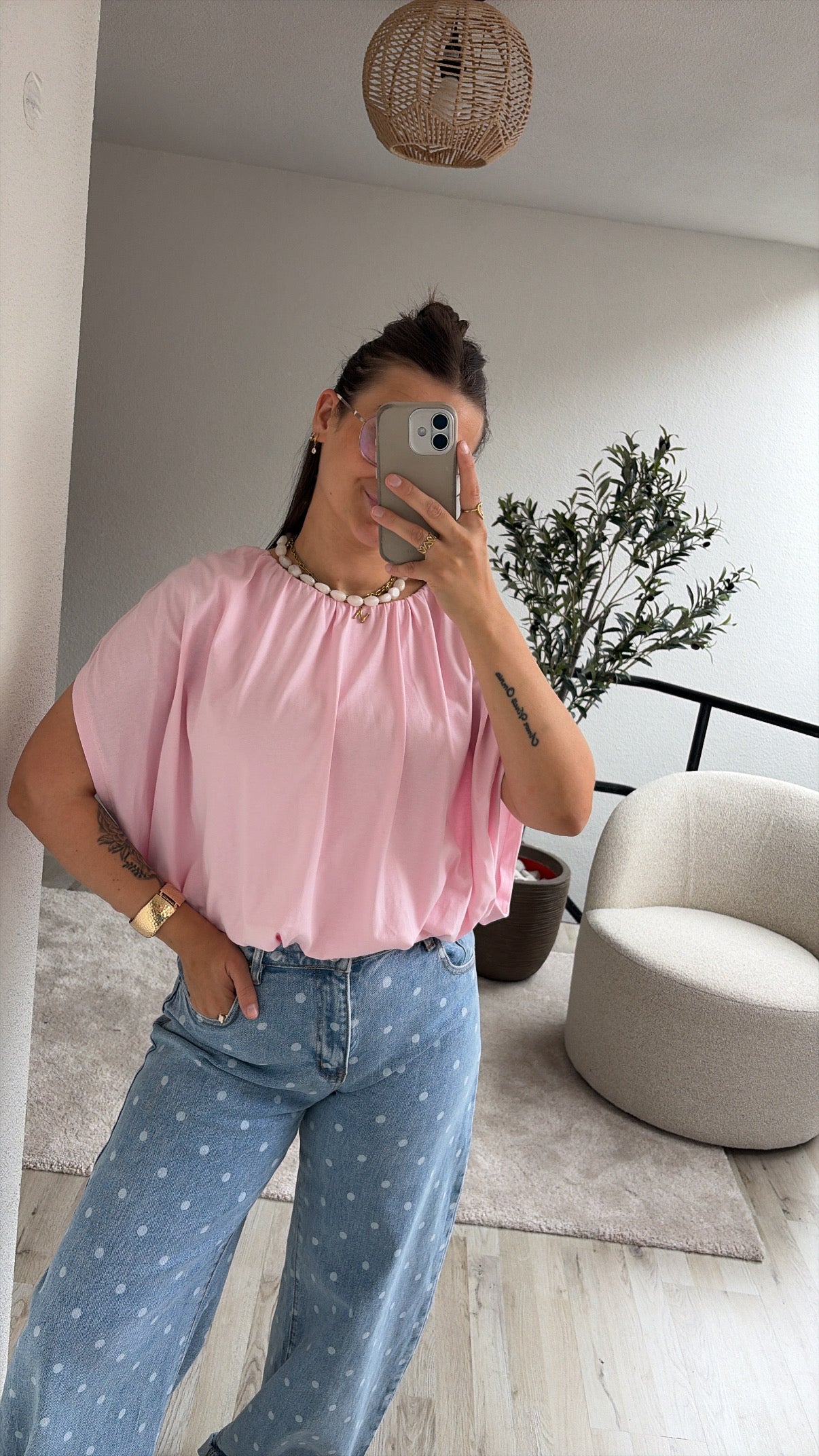 PUFFY BLOUSE ROZE