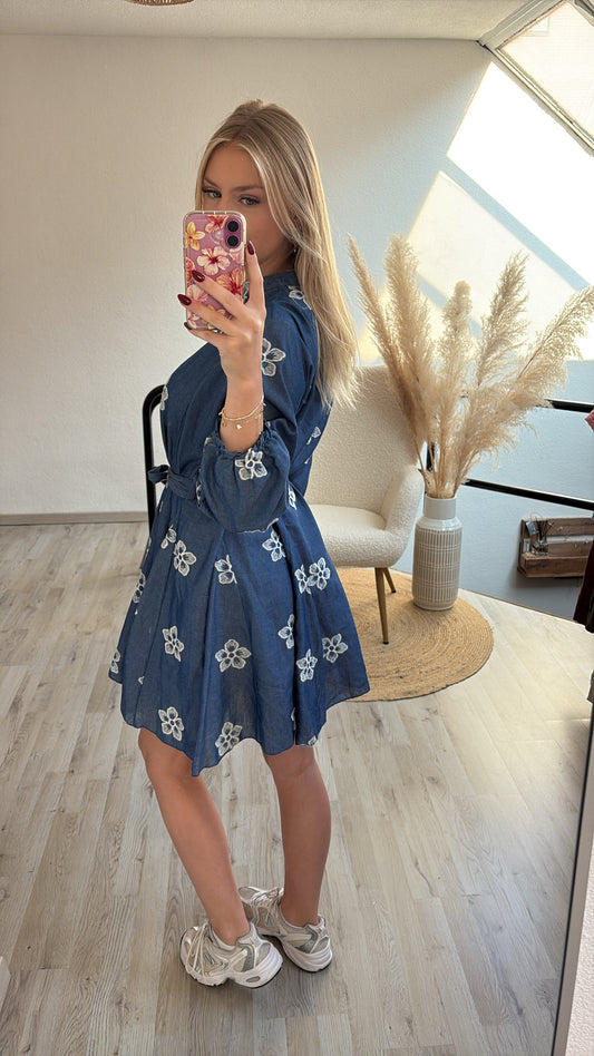 Flowy jurkje jeans
