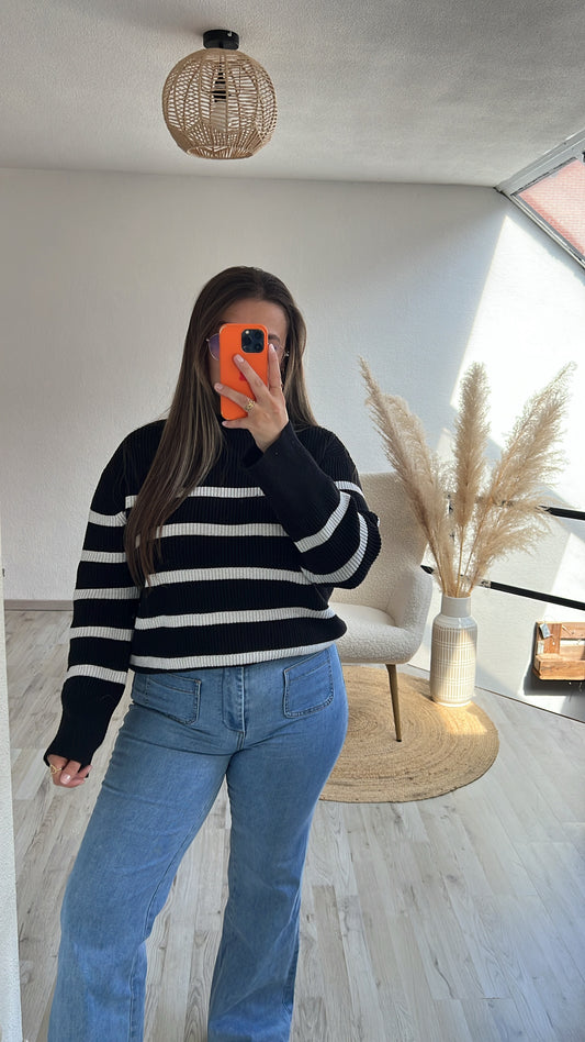 Gestreepte knit