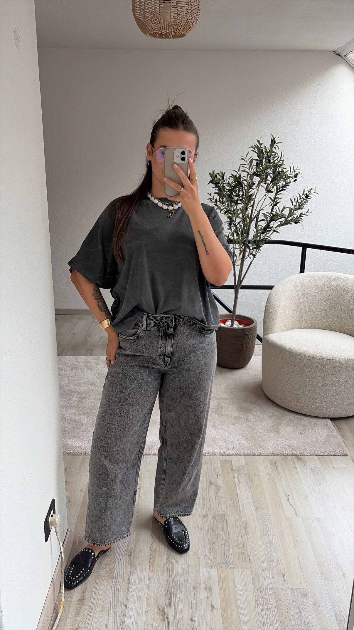 GRIJS OVERSIZED SHIRT