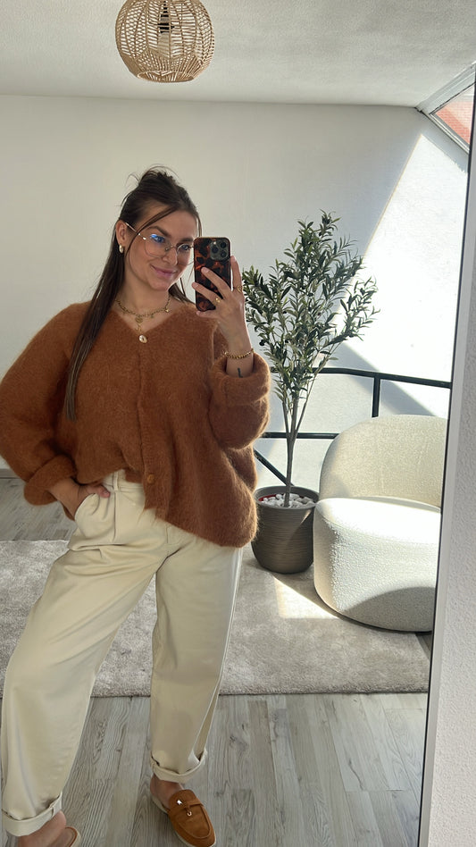 CAMEL CARDIGAN
