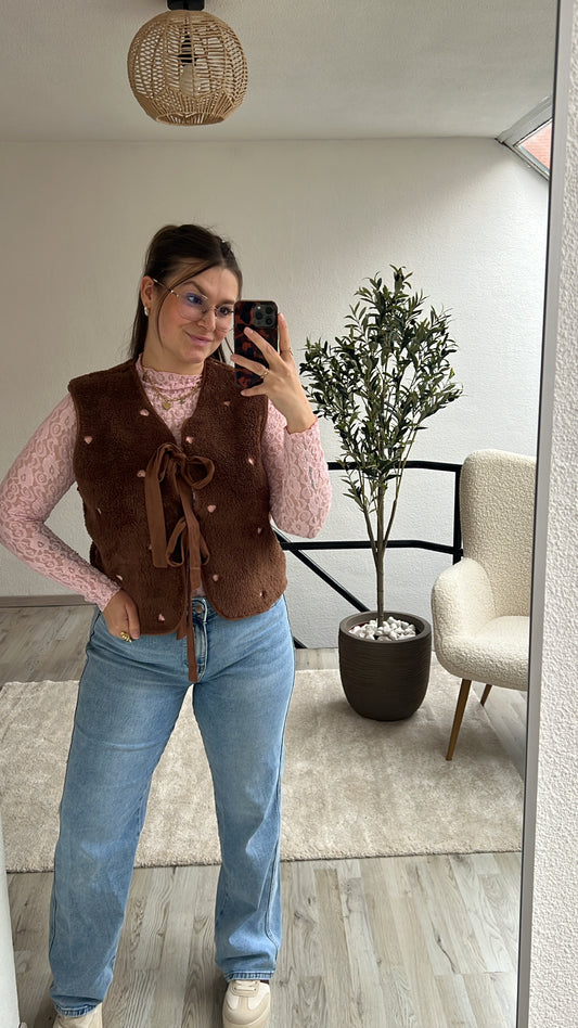 TEDDY GILET HARTJES