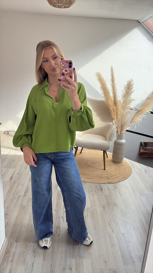 Mom jeans donkerblauw