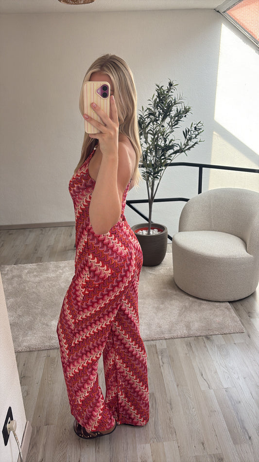 CROCHET BROEK ROZE
