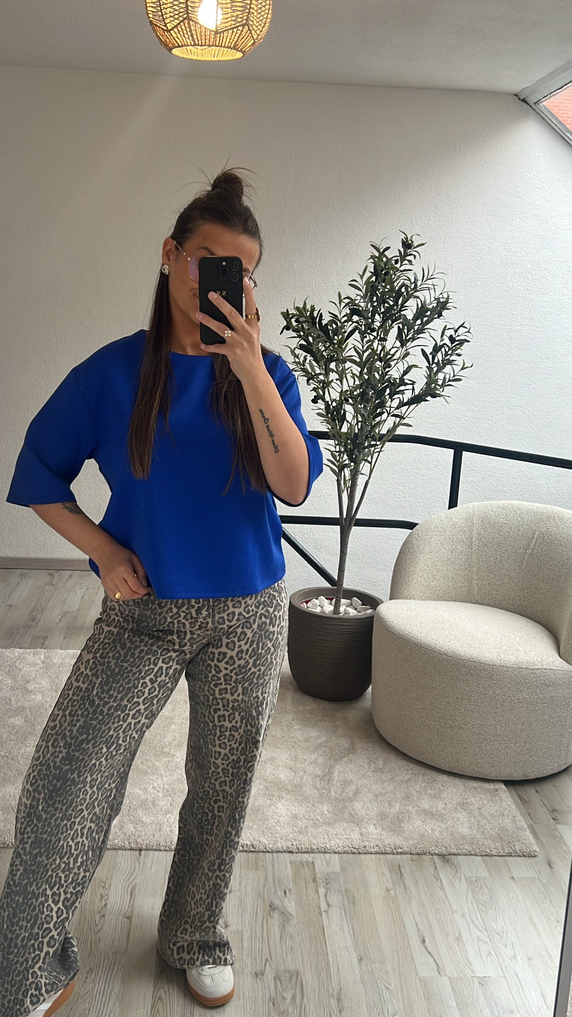 BASIC TEE BLAUW