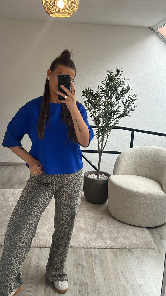 BASIC TEE BLAUW