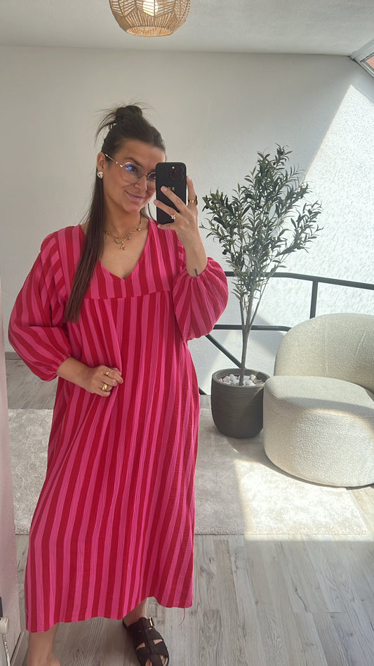 TETRA MAXIJURK ROZE-ROOD