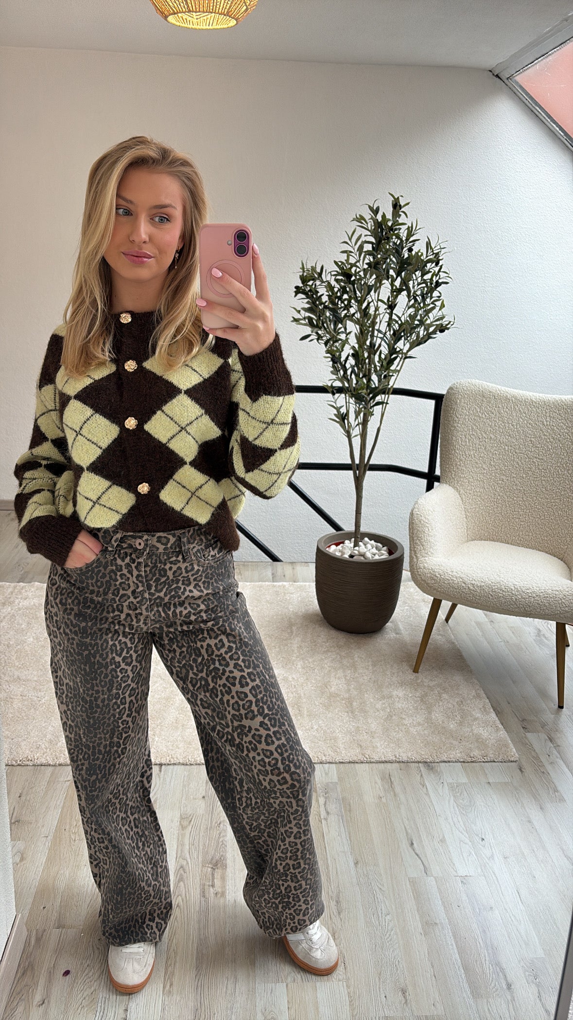 GERUITE VEST GEEL-BRUIN