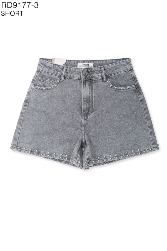 GRIJZE SHORT STUDS