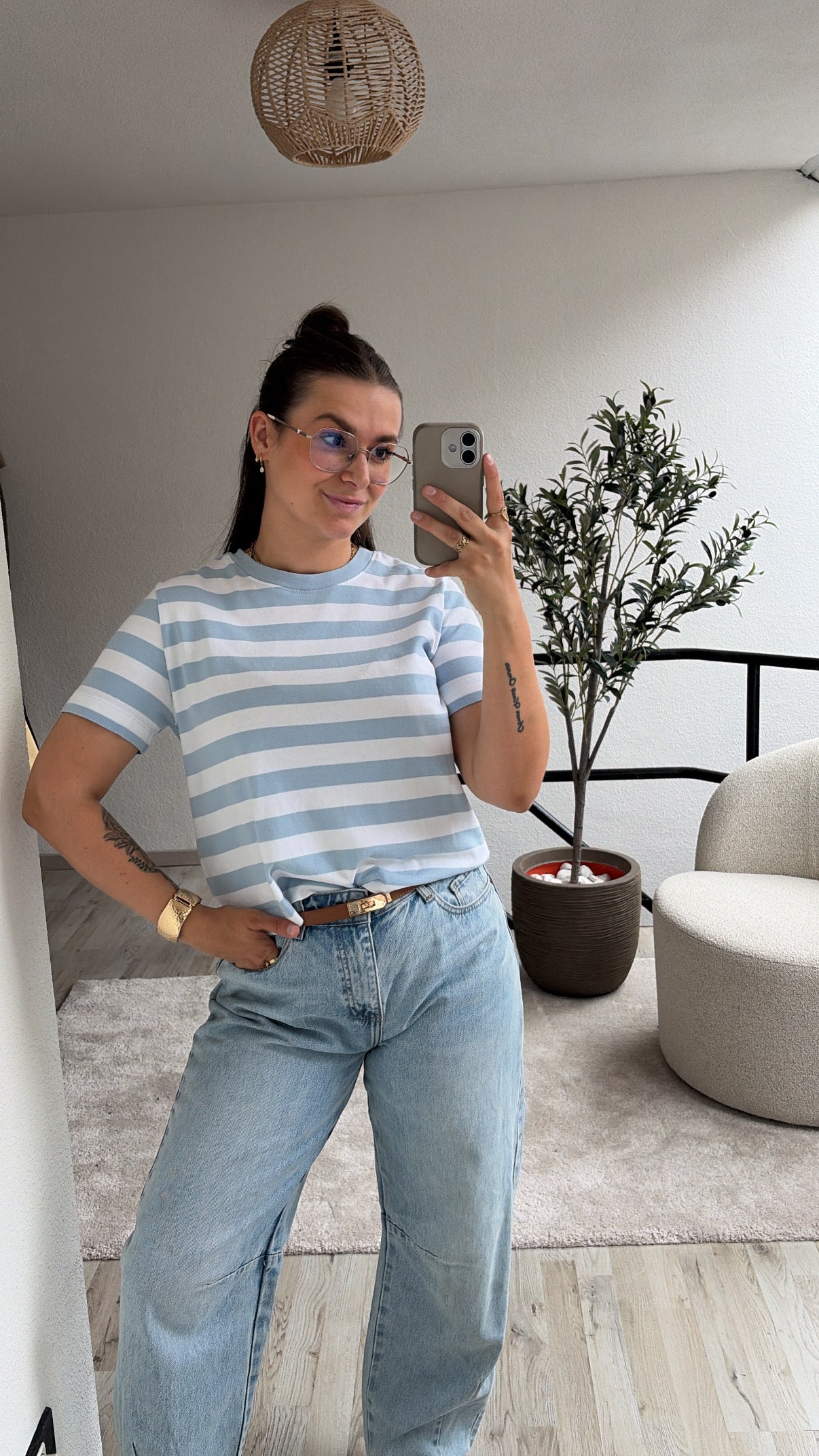STRIPED TEE