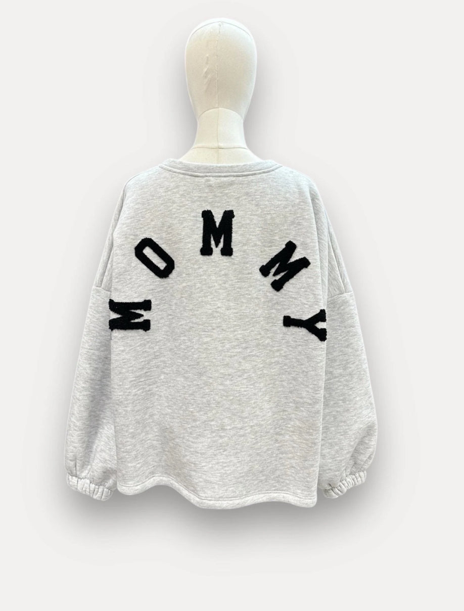 Mommy sweater zwart