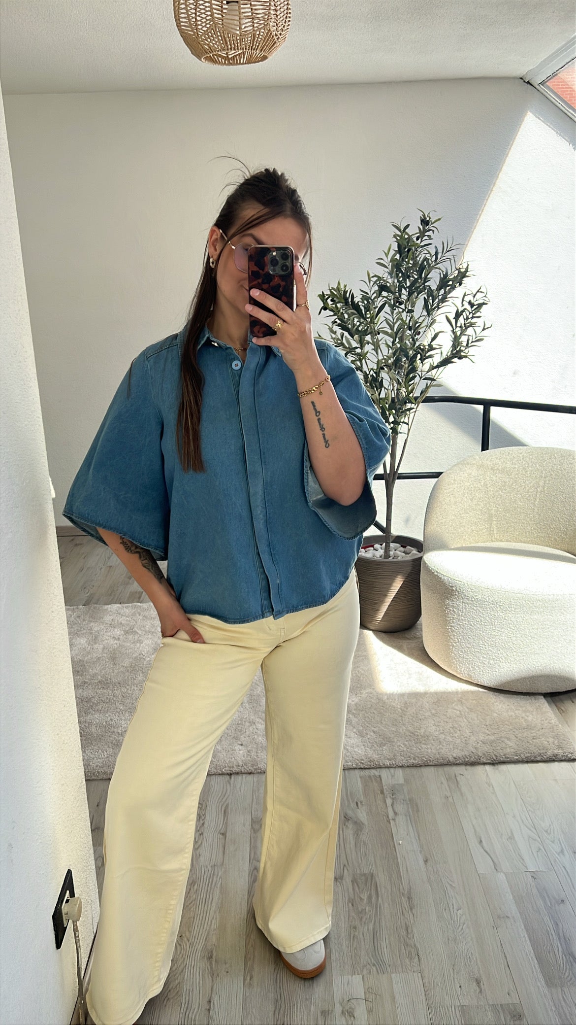 JEANSBLOUSE