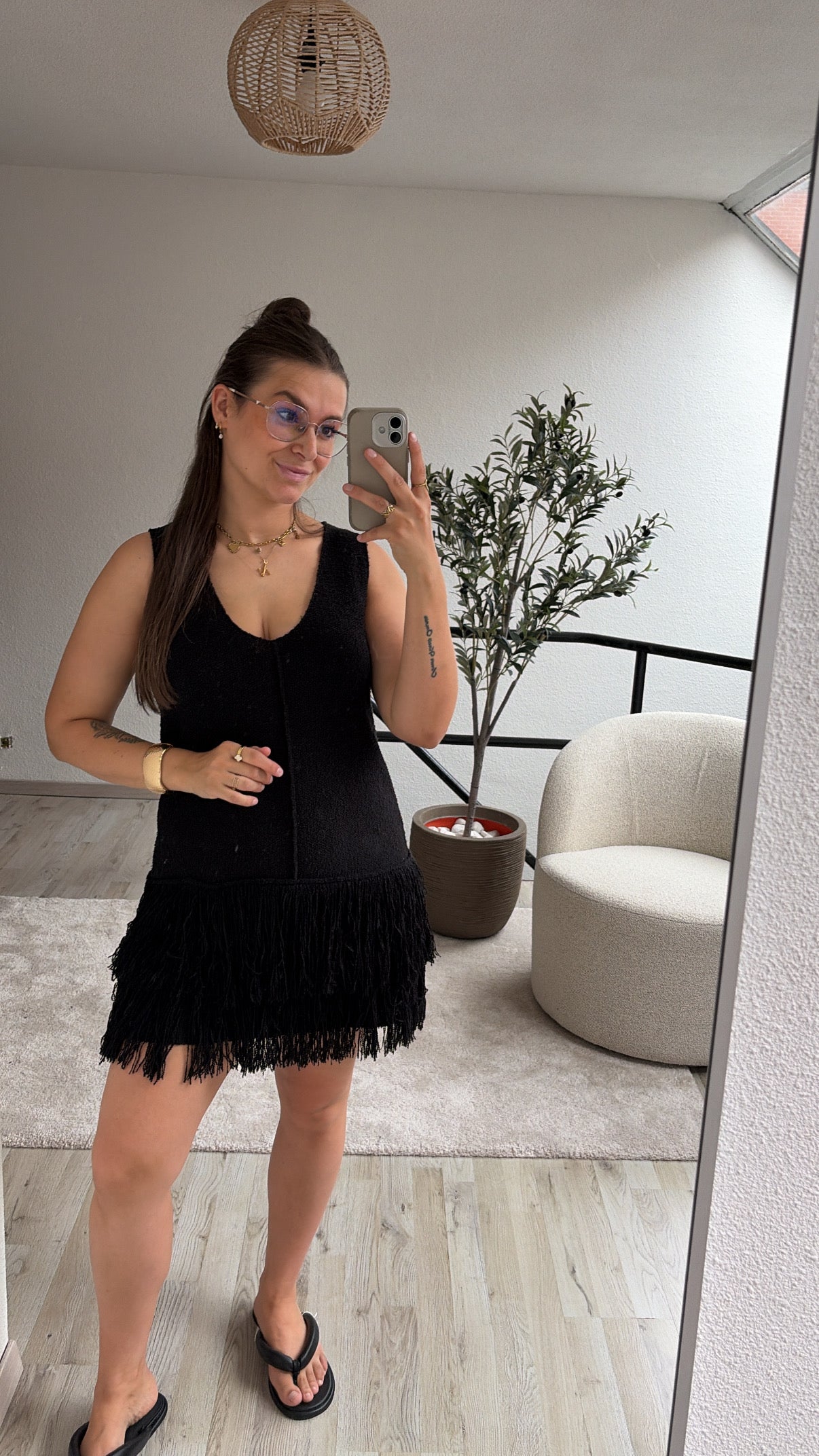 KNITTED JURKJE ZWART
