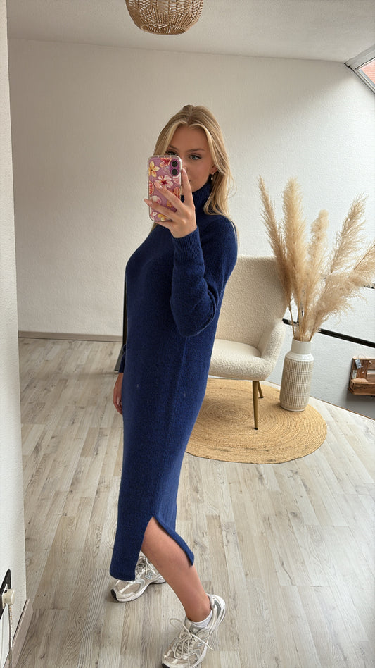 Sweaterjurk kobalt