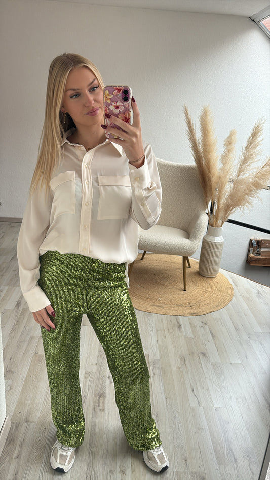 Crème blouse