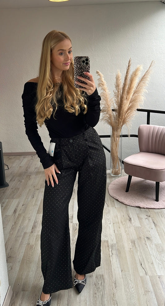 Pantalon diamantjes