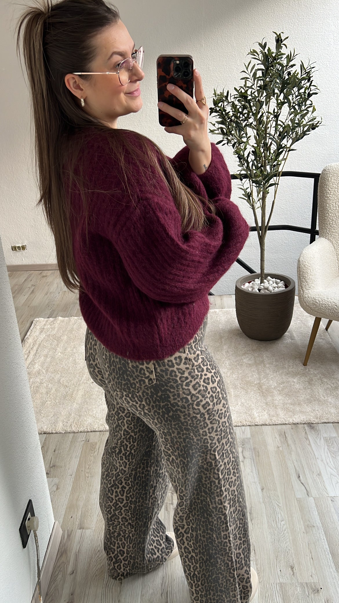 BALLOON KNIT BURGUNDY