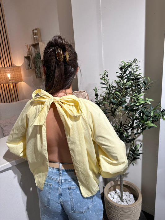 GELE BLOUSE STRIK