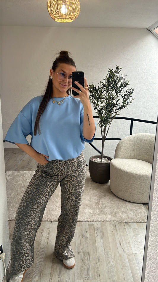 PUFFY TEE LICHTBLAUW