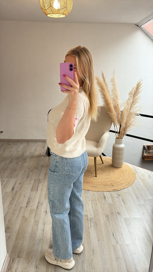 Pull strikje lichtroze