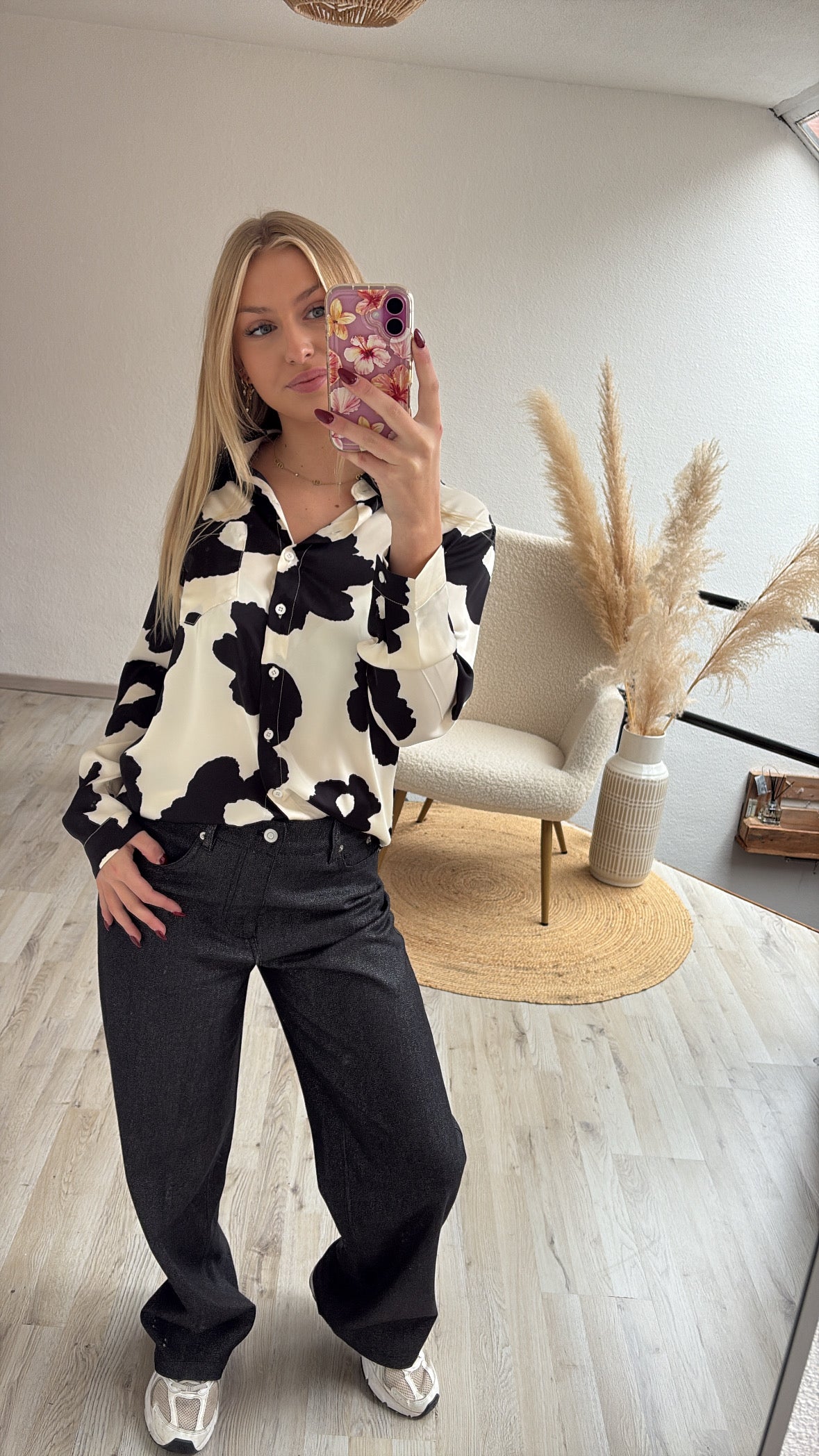 Blouse met print