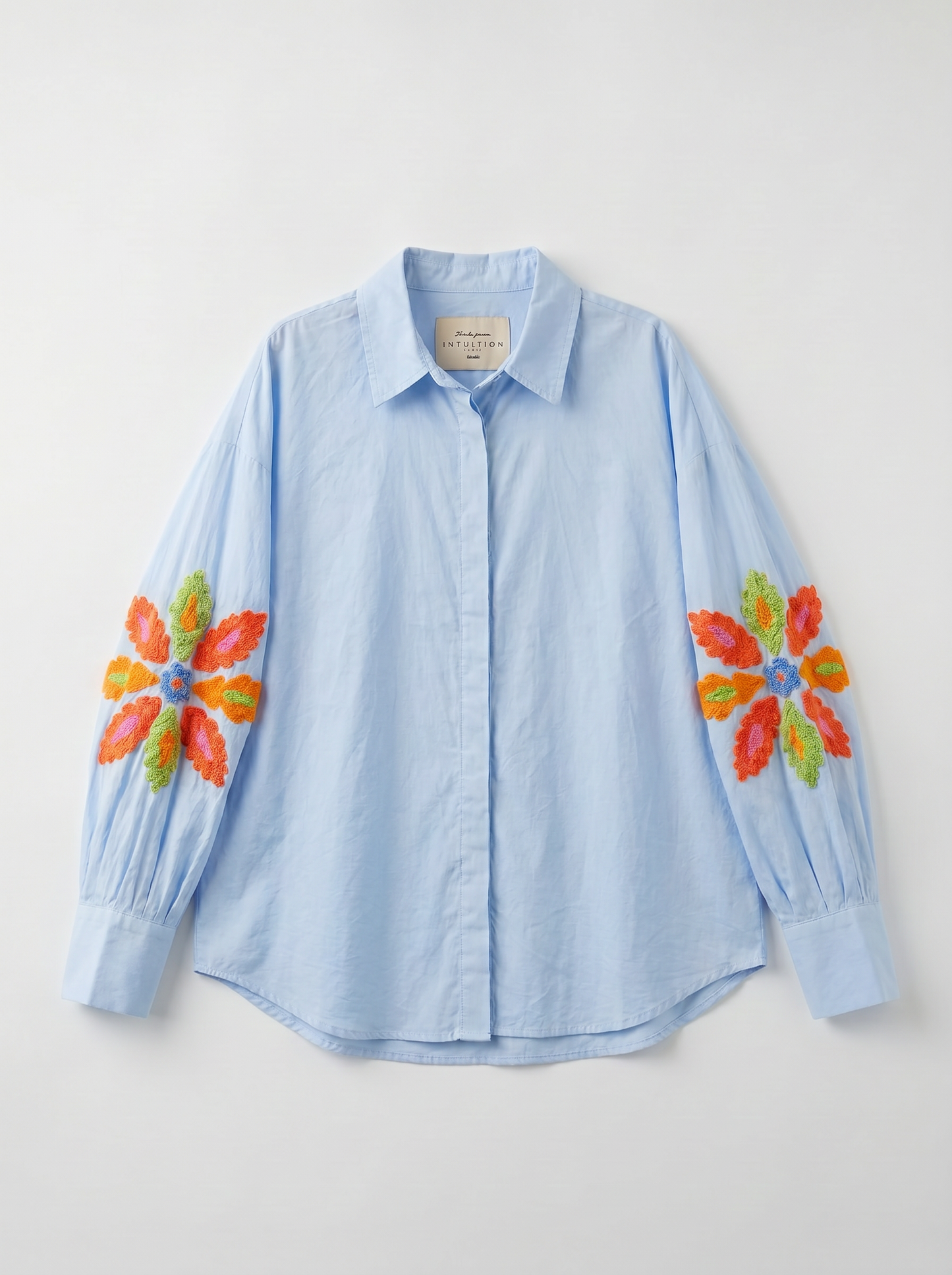 BLAUWE BLOUSE