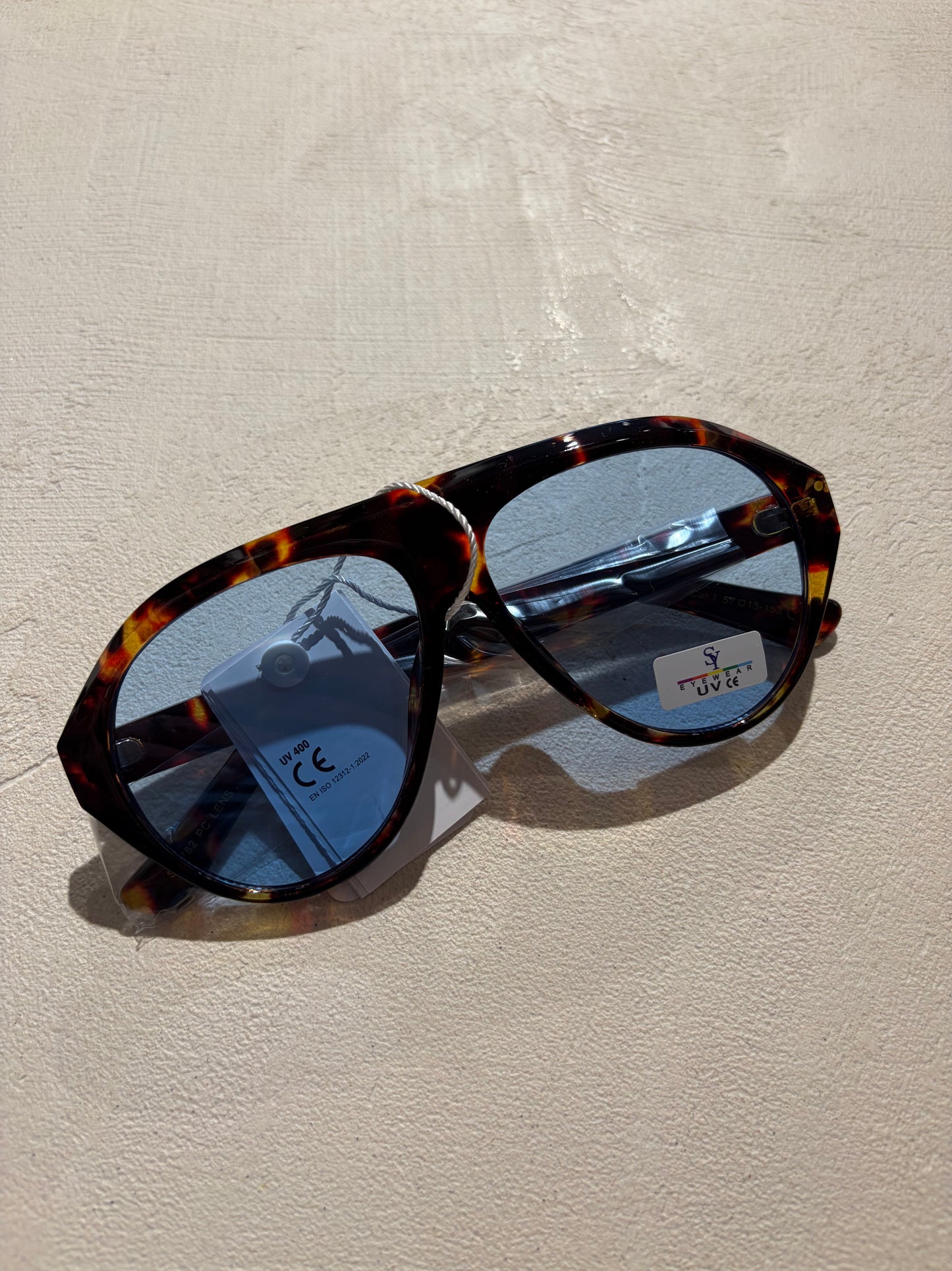 Zonnebril Oval - bruin blauw