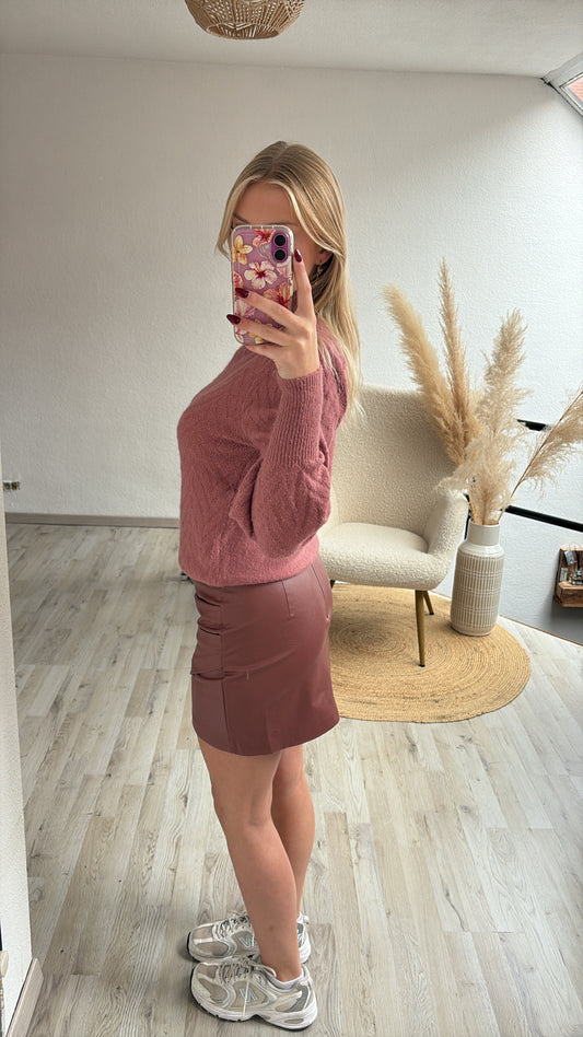 Lederlook rokje