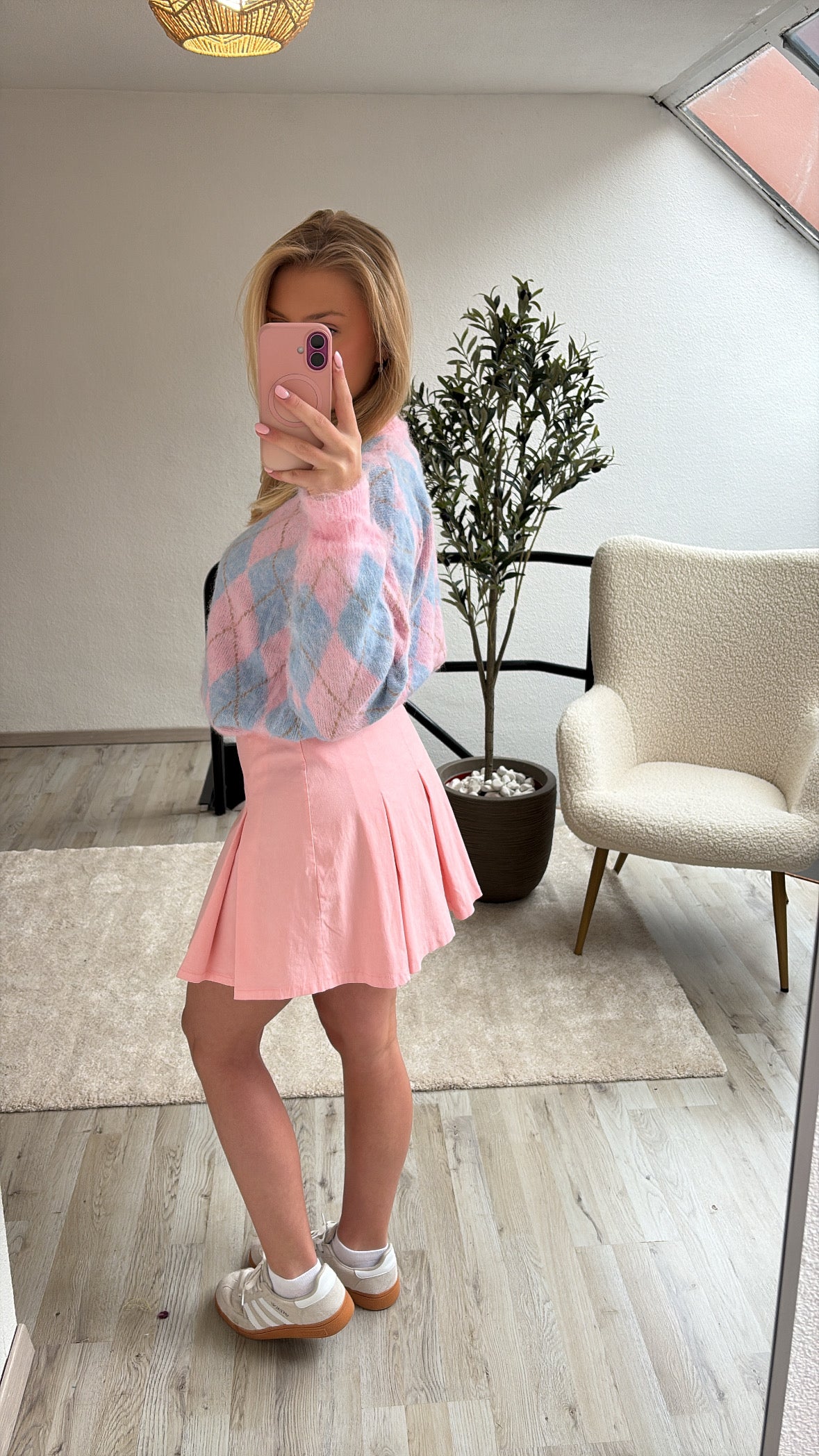 GERUITE TRUI BLAUW-ROZE