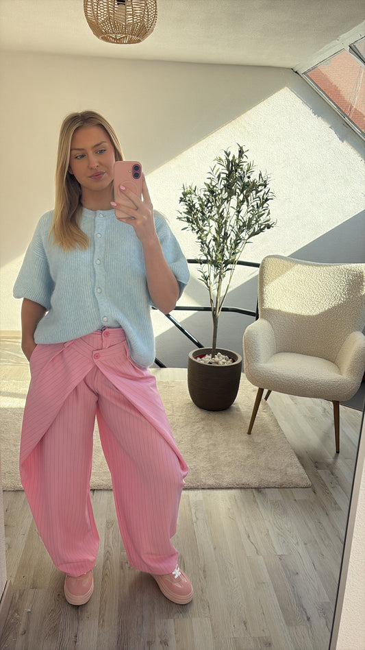 CARDIGAN BLAUW
