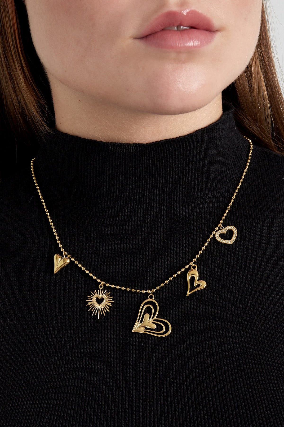 Ketting “Golden heart”