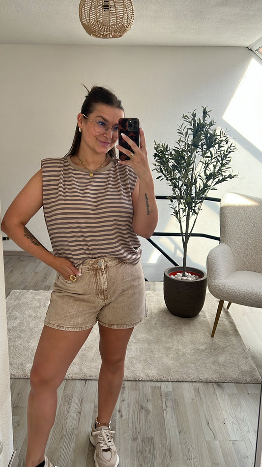 JEANSSHORT BEIGE