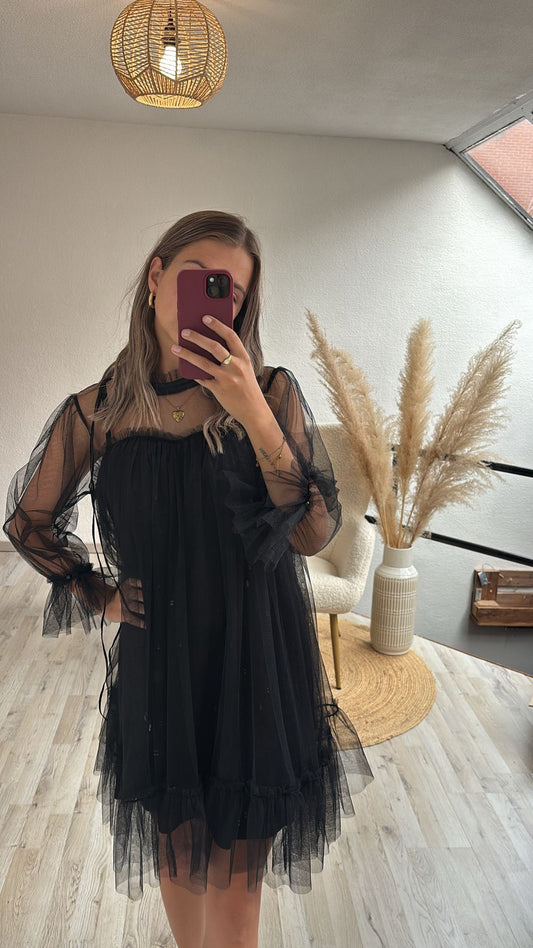 Tule dress zwart
