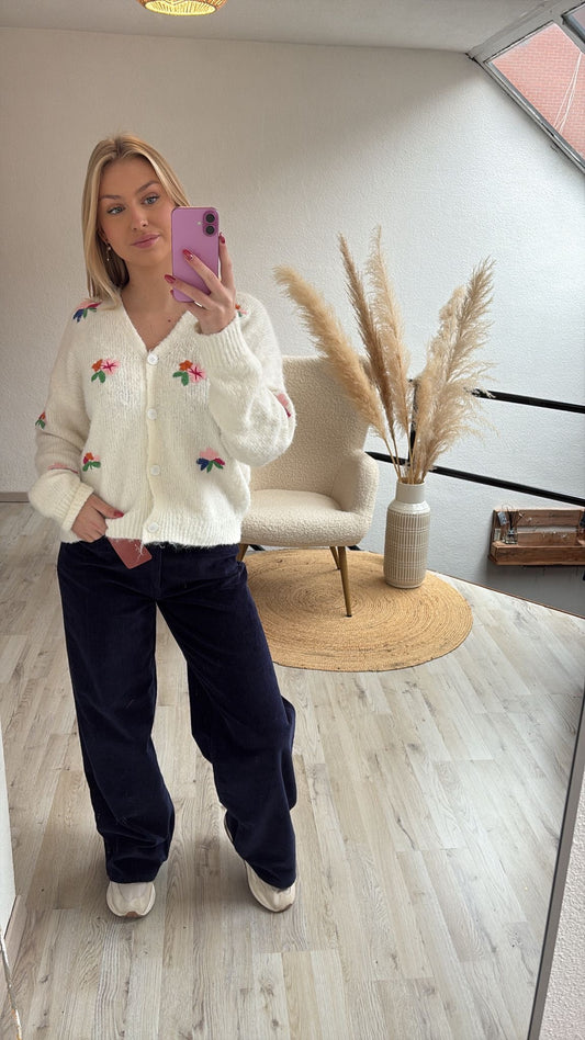 Cardigan bloemen