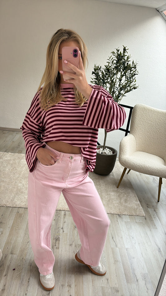 BALLOON JEANS ROZE