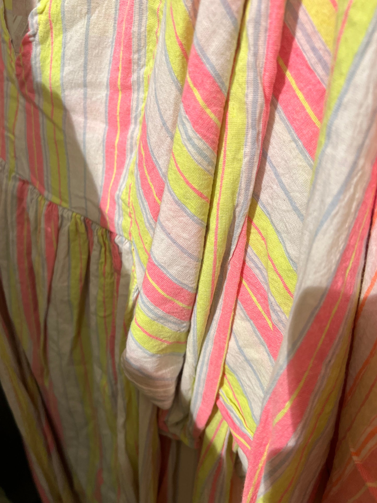 MAXIJURK FLUO GEEL-ROZE