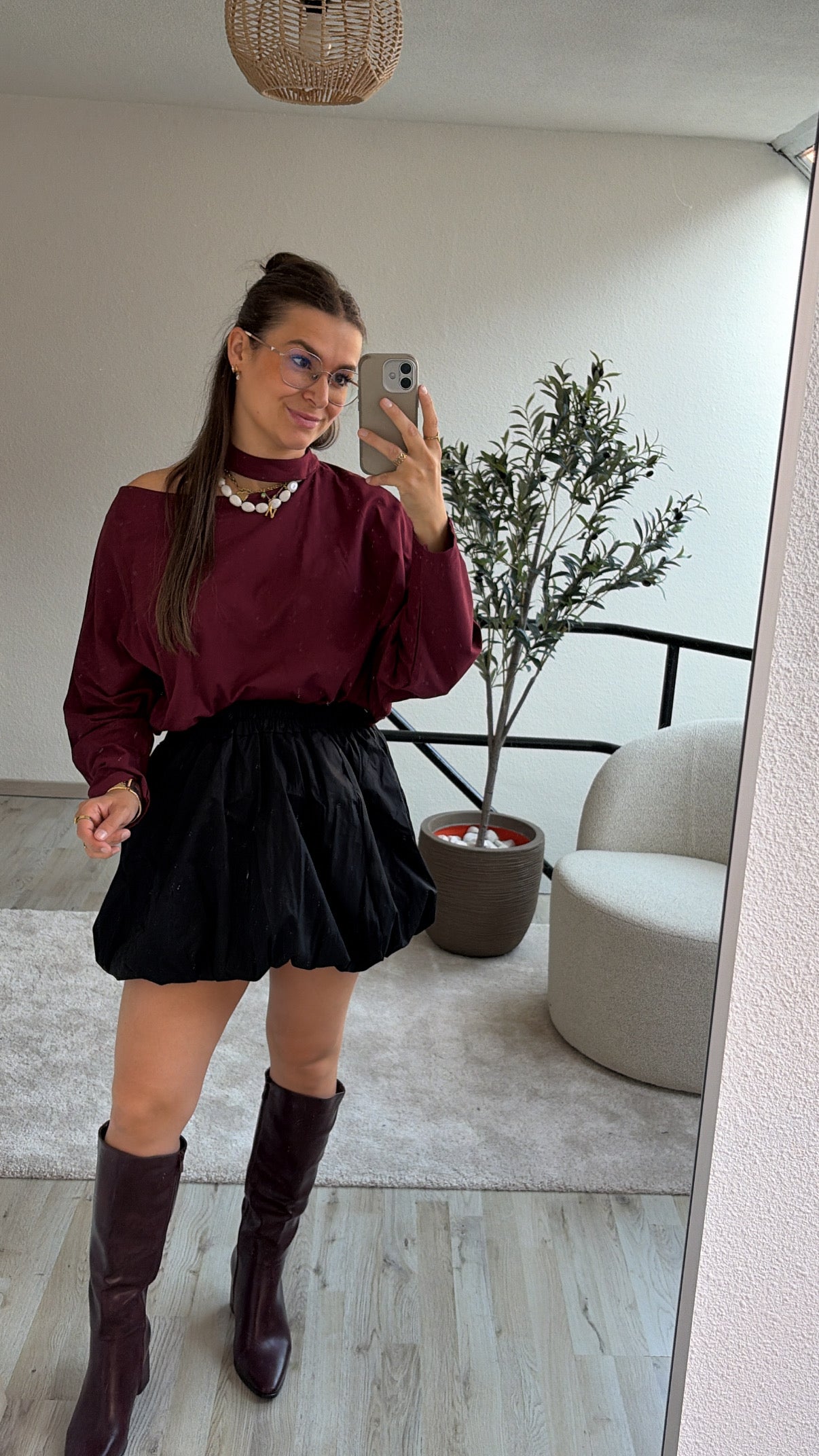 PUFFY ROK ZWART
