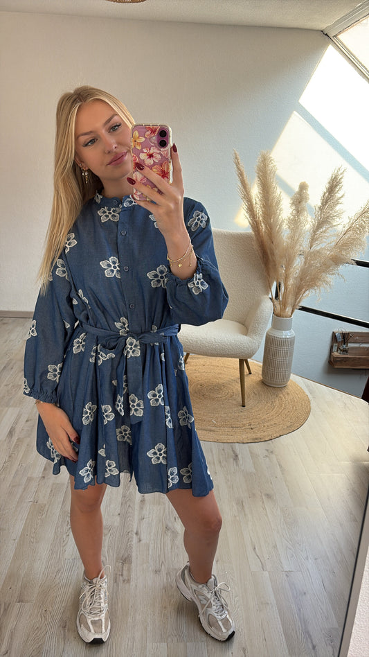 Flowy jurkje jeans