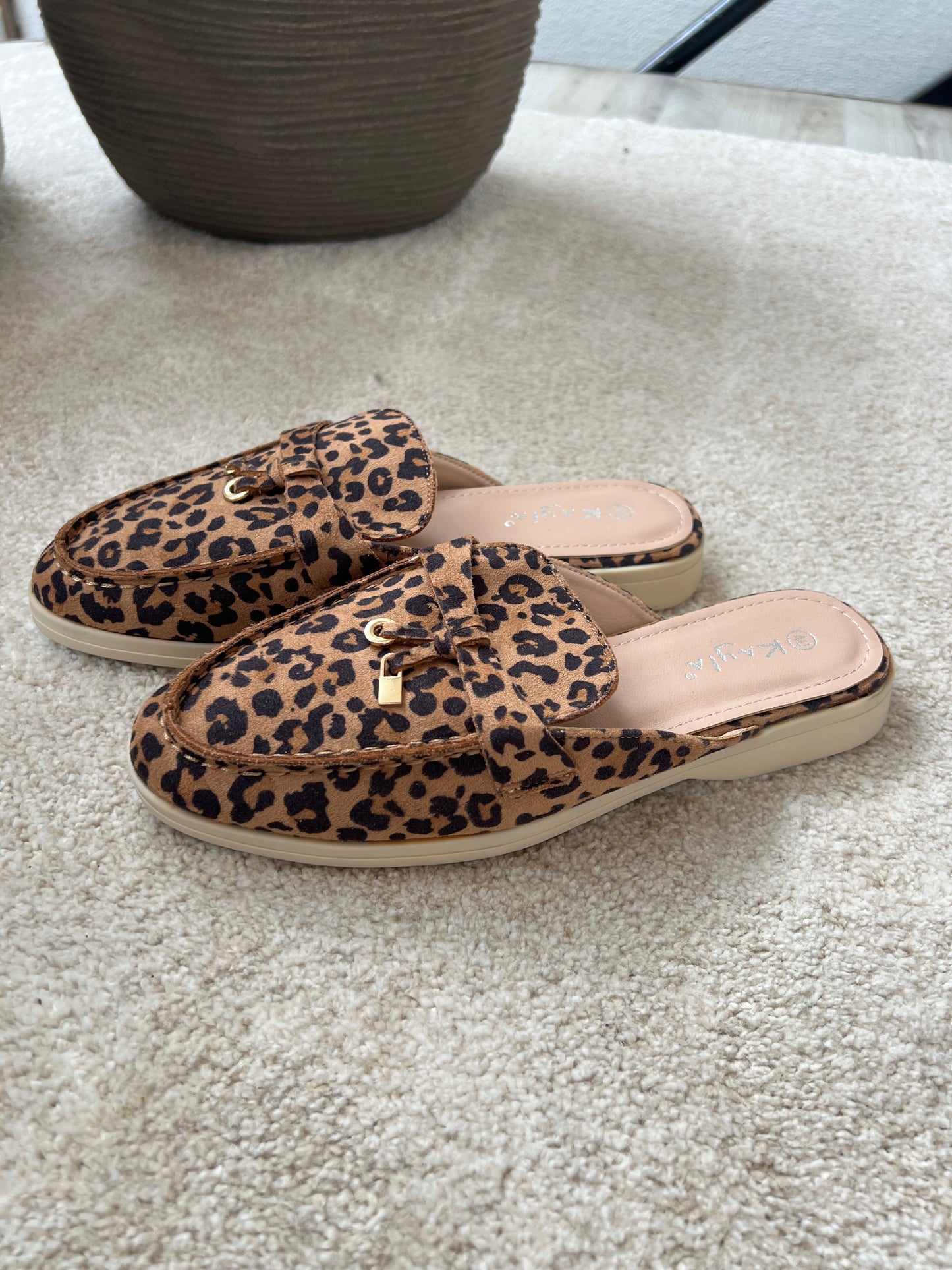 LEOPARD LOAFERS