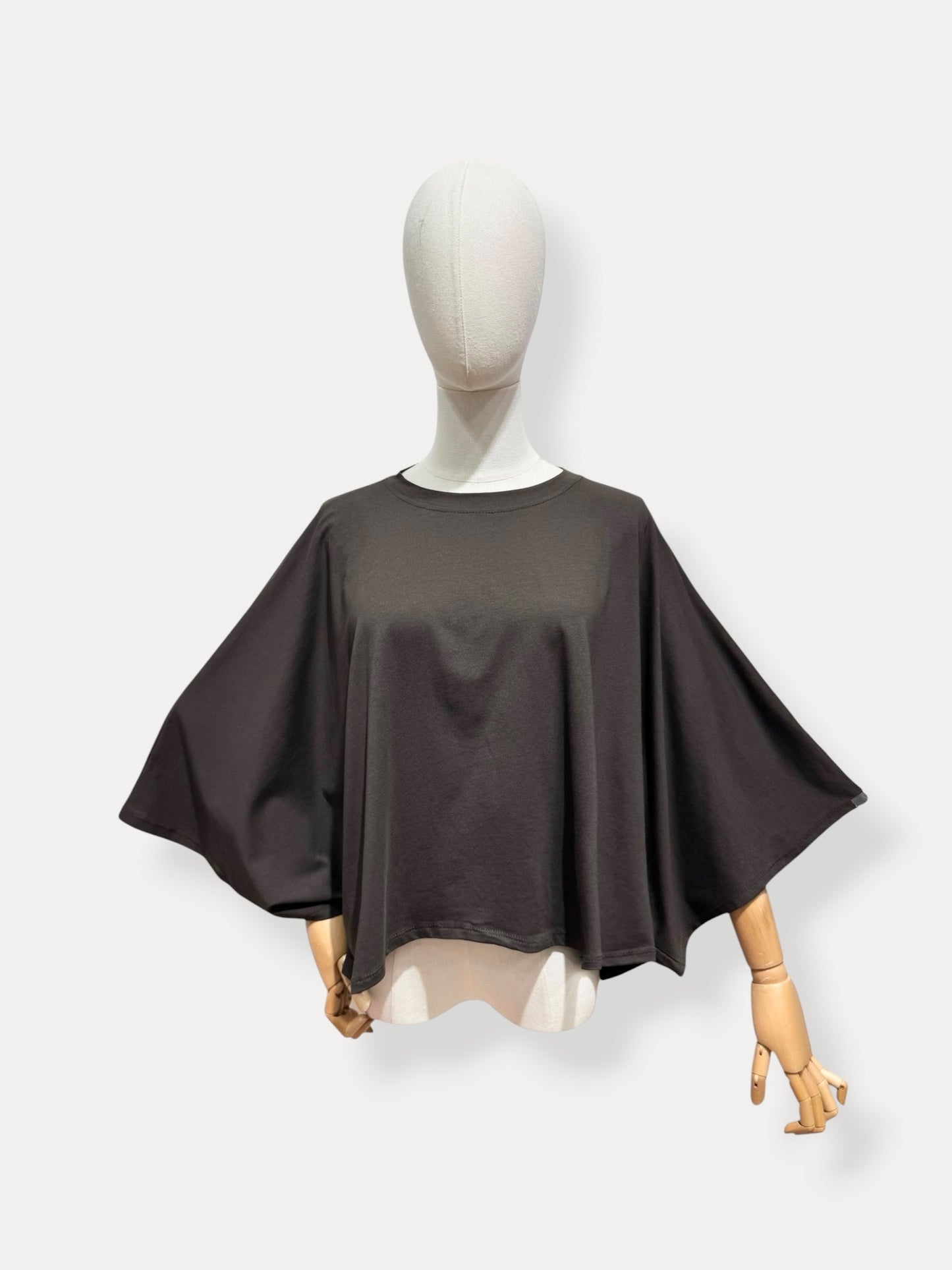OVERSIZED TEE CHOCO
