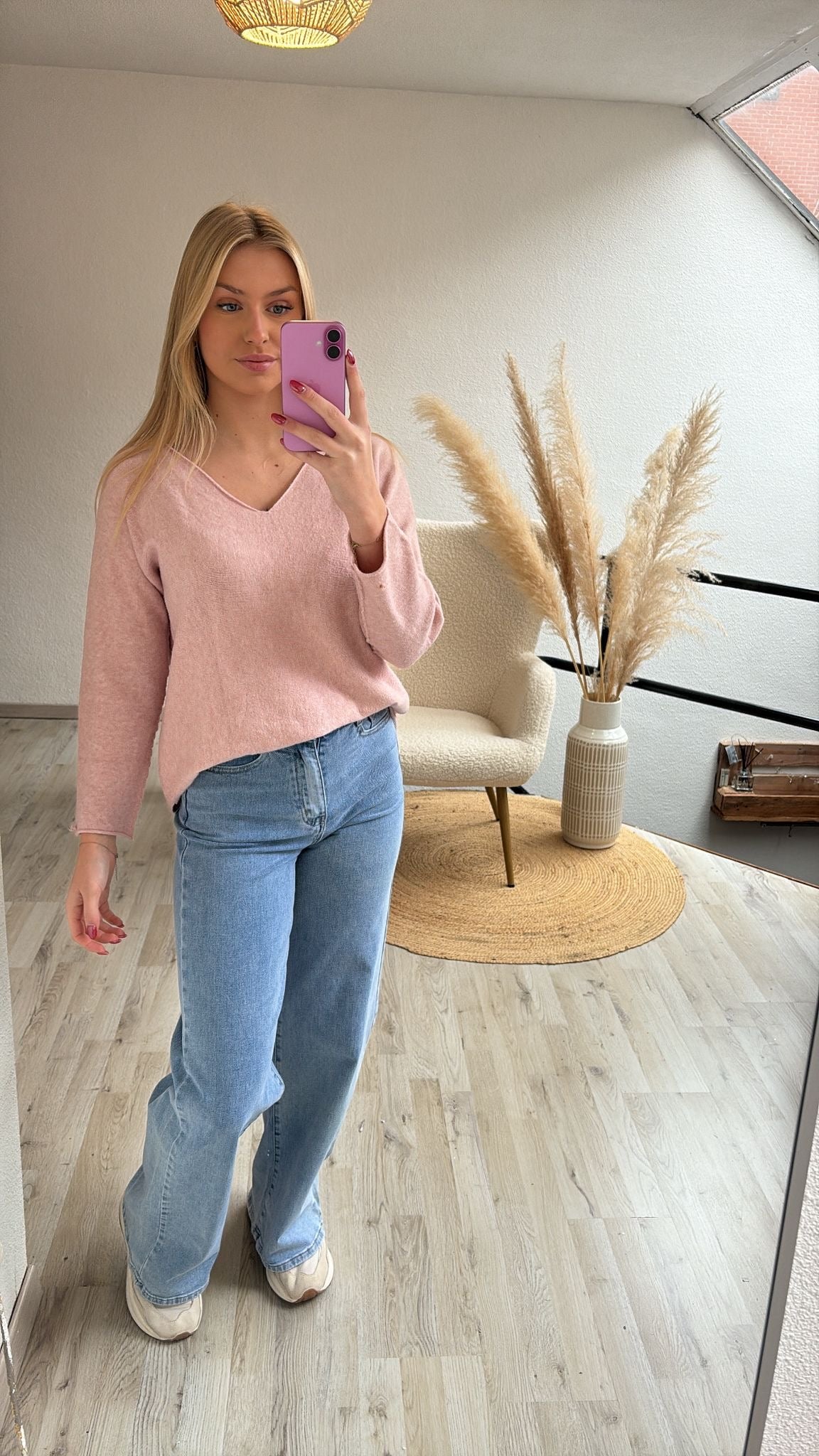 Roze knit